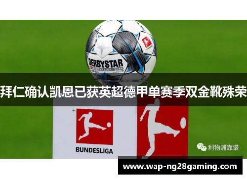 拜仁确认凯恩已获英超德甲单赛季双金靴殊荣